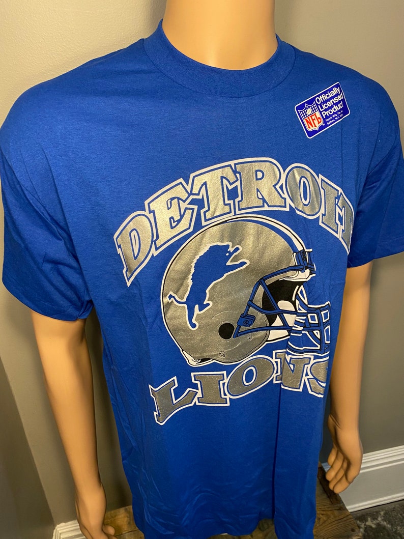 Vintage Detroit Lions T-shirt // // Nfl Football Tee // - Etsy