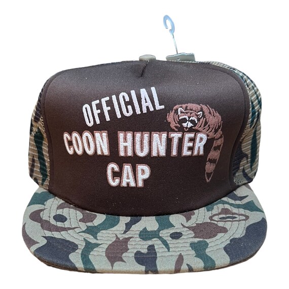 Vintage Coon Hunters Hat // Adult Size Snapback // Official 