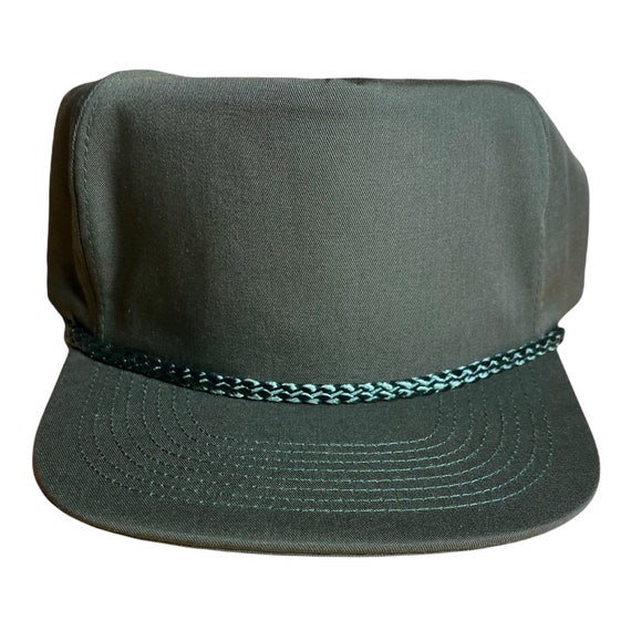 Vintage Blank Hat // Olive Green Adult 