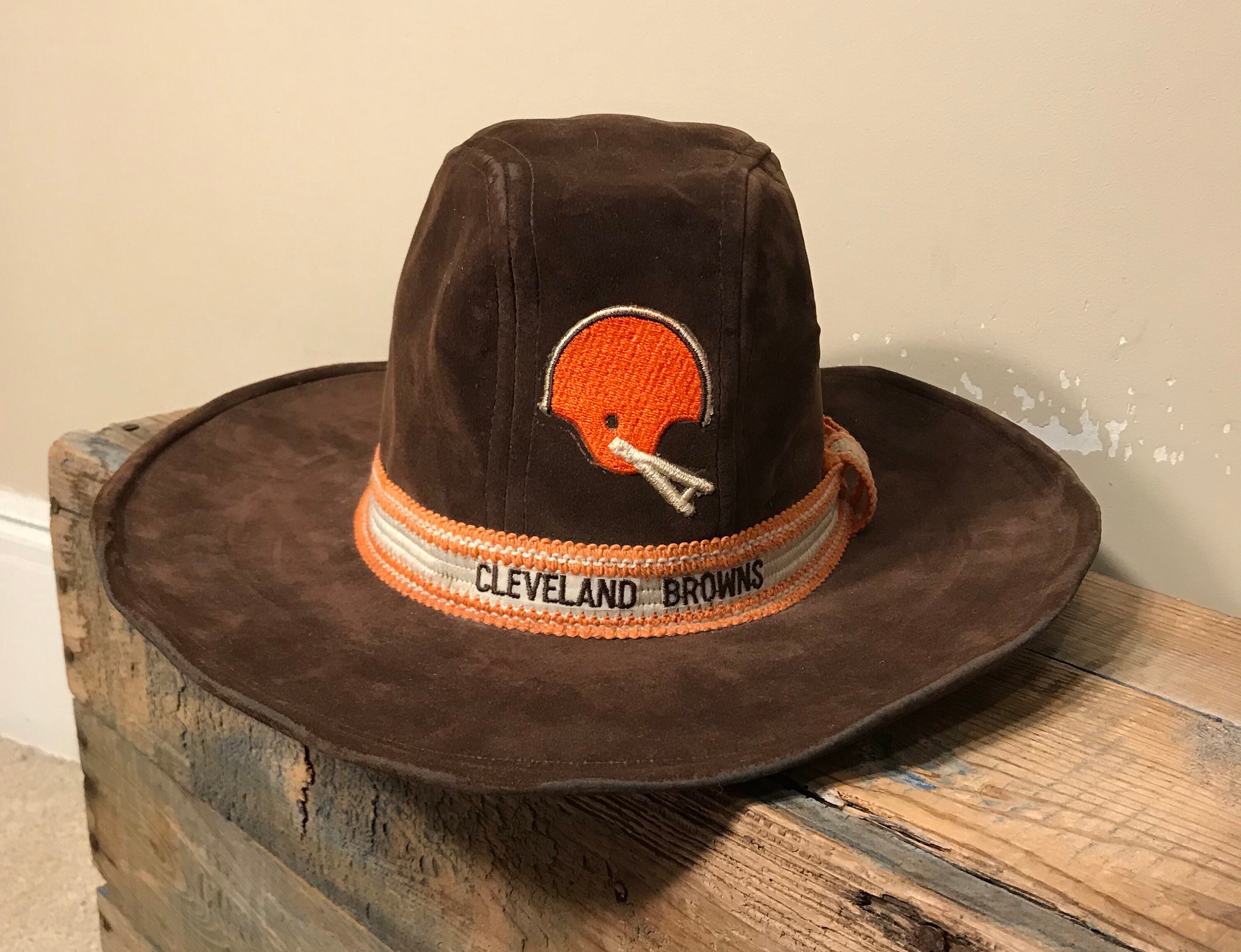 Vintage Cleveland Browns AJD Cowboy Hat 