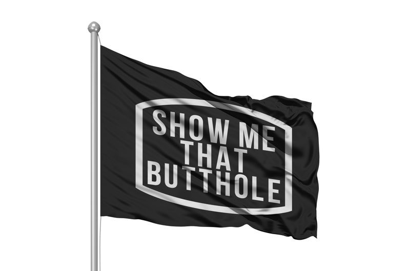 Show Me That Butthole Flag 3x5 Banner American Flag Etsy