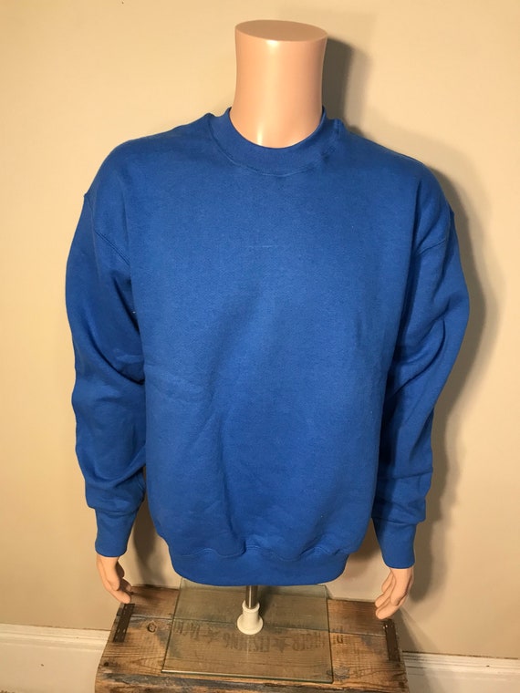 Vintage Fruit of the Loom Best Sweatshirt Blank Deadstock NOS Adult Size LARGE 50 50 Blend Soft Crewneck Sweatshirt Etsy