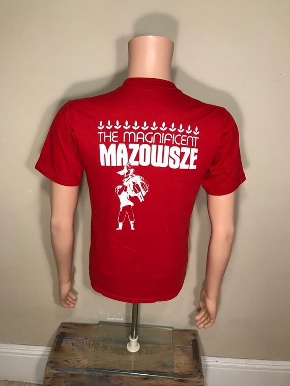 Vintage 1989 North America Tour Mazowsze T-shirt … - image 5