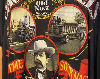 80〜90s Jack Daniel's Old No.7 Tシャツ Vintage Jack Daniels Old No. 7 Brand T-shirt // 1989 80s