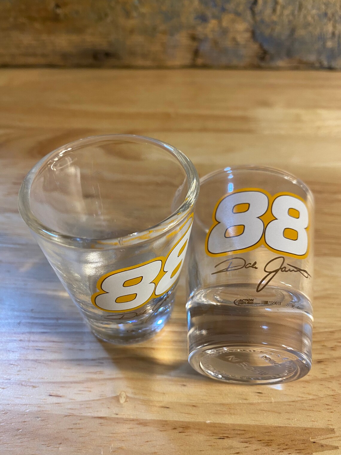 Vintage Nascar Shot glasses // lot of 2 // Dale Jarrett 88 // Etsy