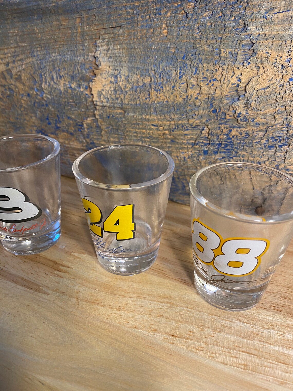 Vintage Nascar Shot Glasses // Lot of 2 // Dale Earnhardt Jr. Etsy