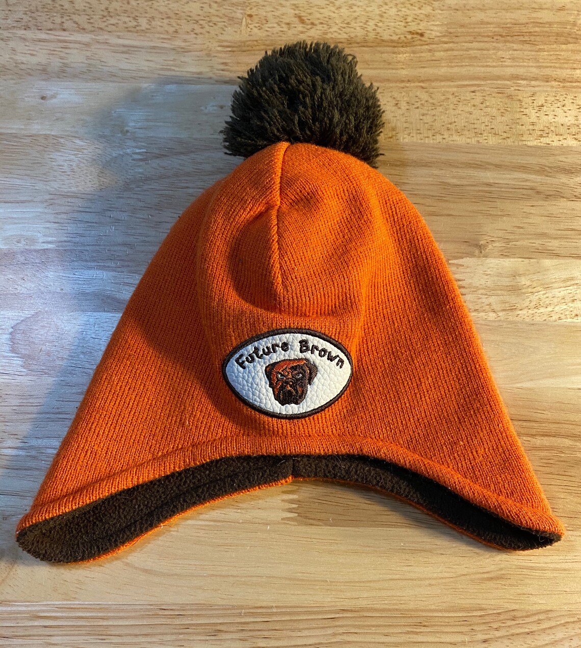 Vintage Cleveland browns winter hat // youth size // kids hat Etsy