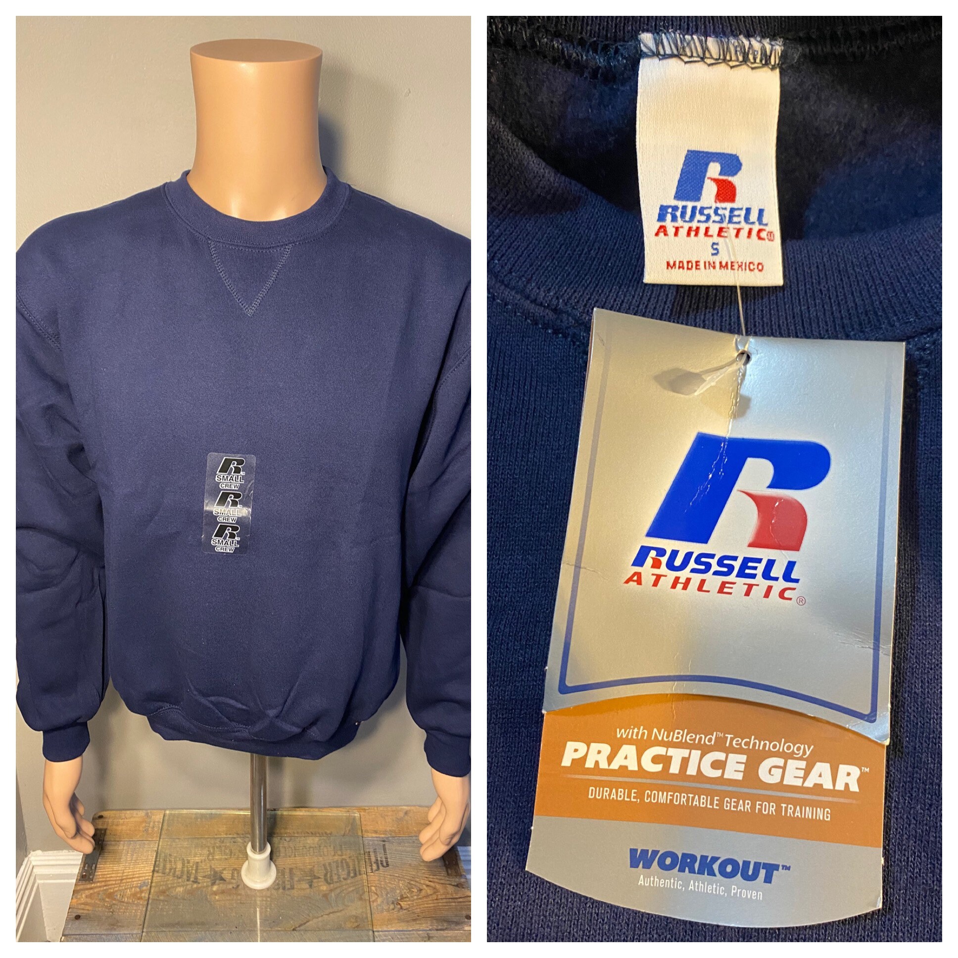 Vintage Russell Athletic Sweatshirt // Deadstock New Old Vintage Russell Athletic Sweatshirt // Deadstock New Old