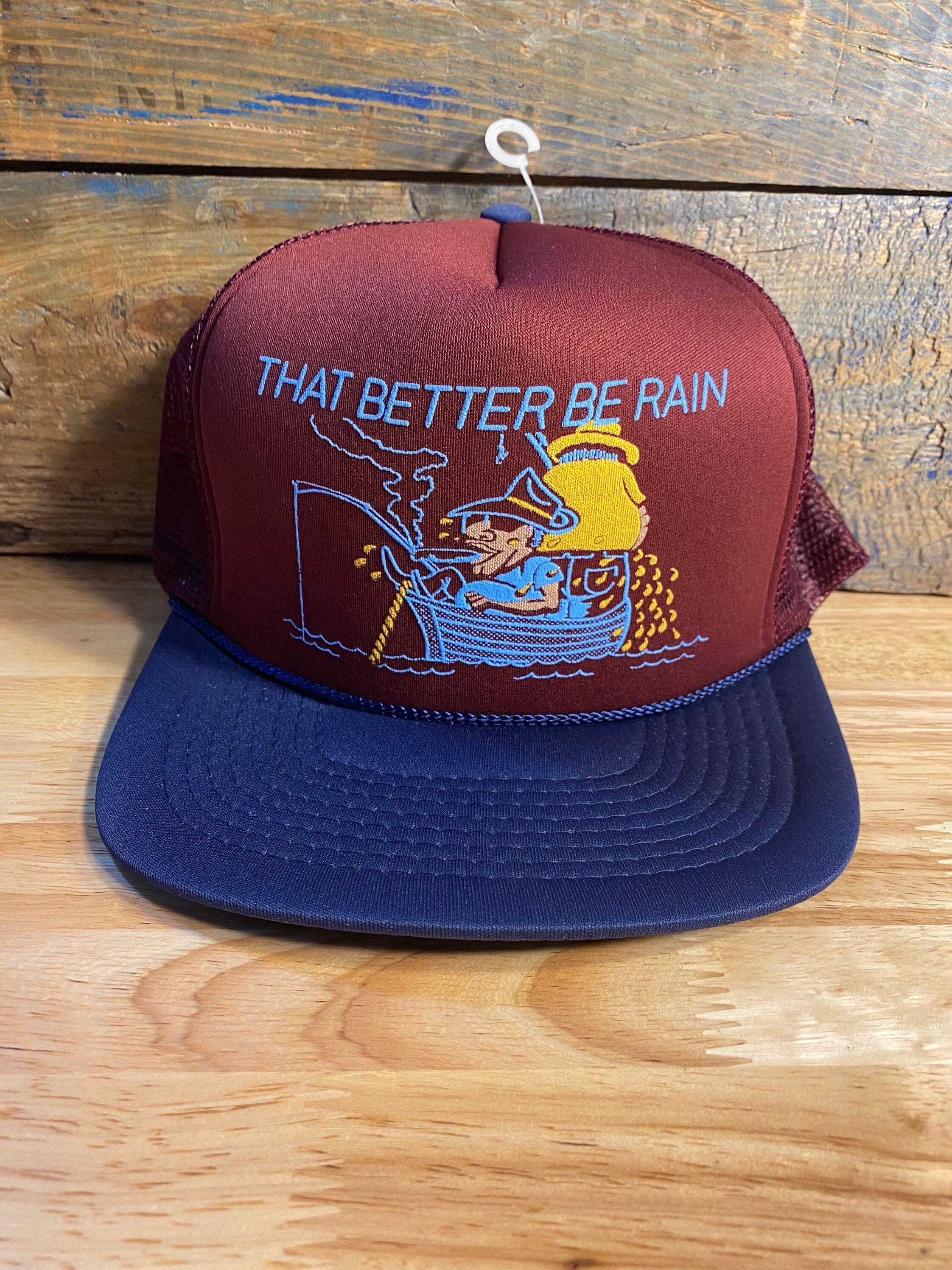 Vintage Fishing hat // two tone trucker cap // That better be Etsy