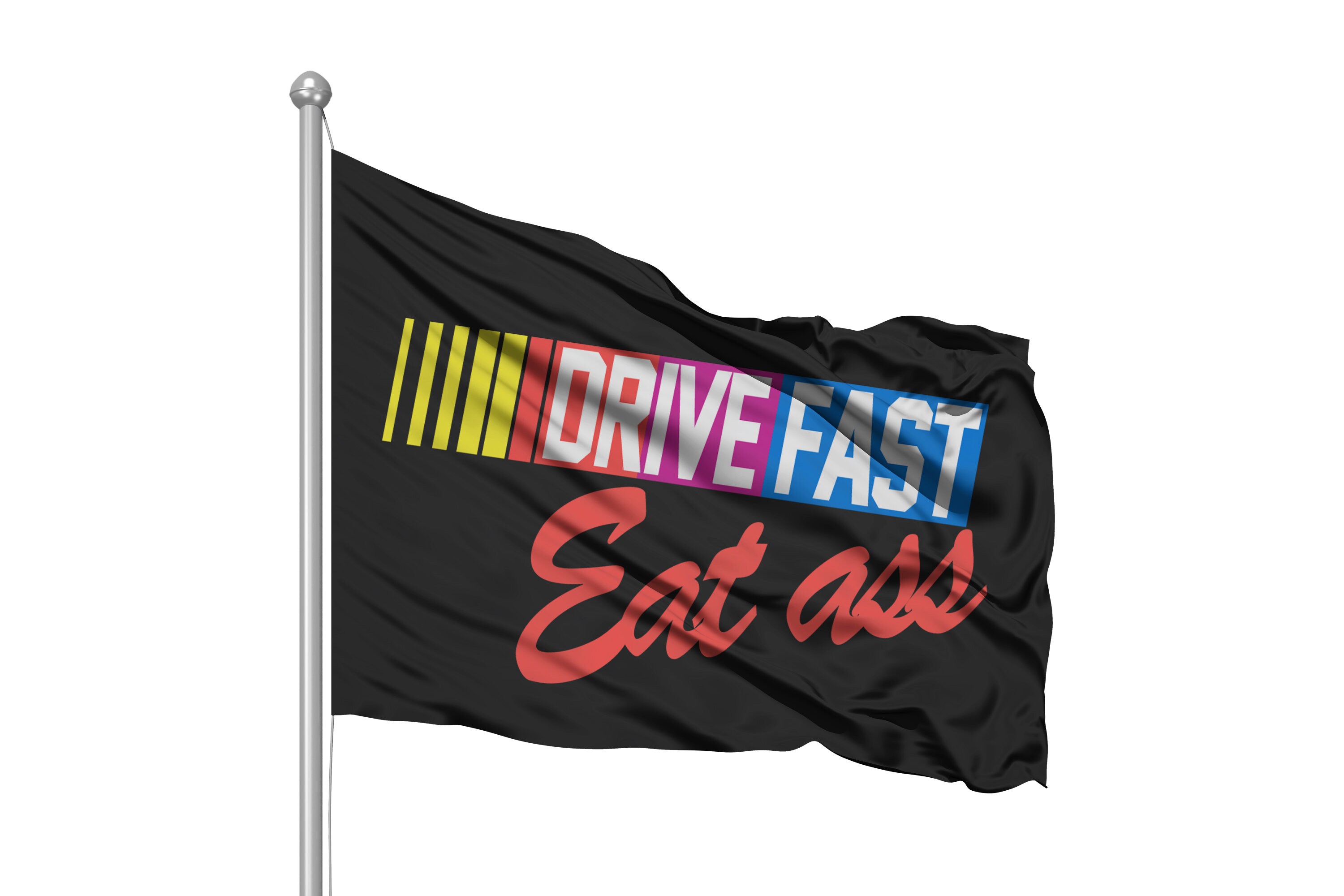 Drift Fast Eat Ass Sticker Decal JDM Funny butt car meme drift 7.5