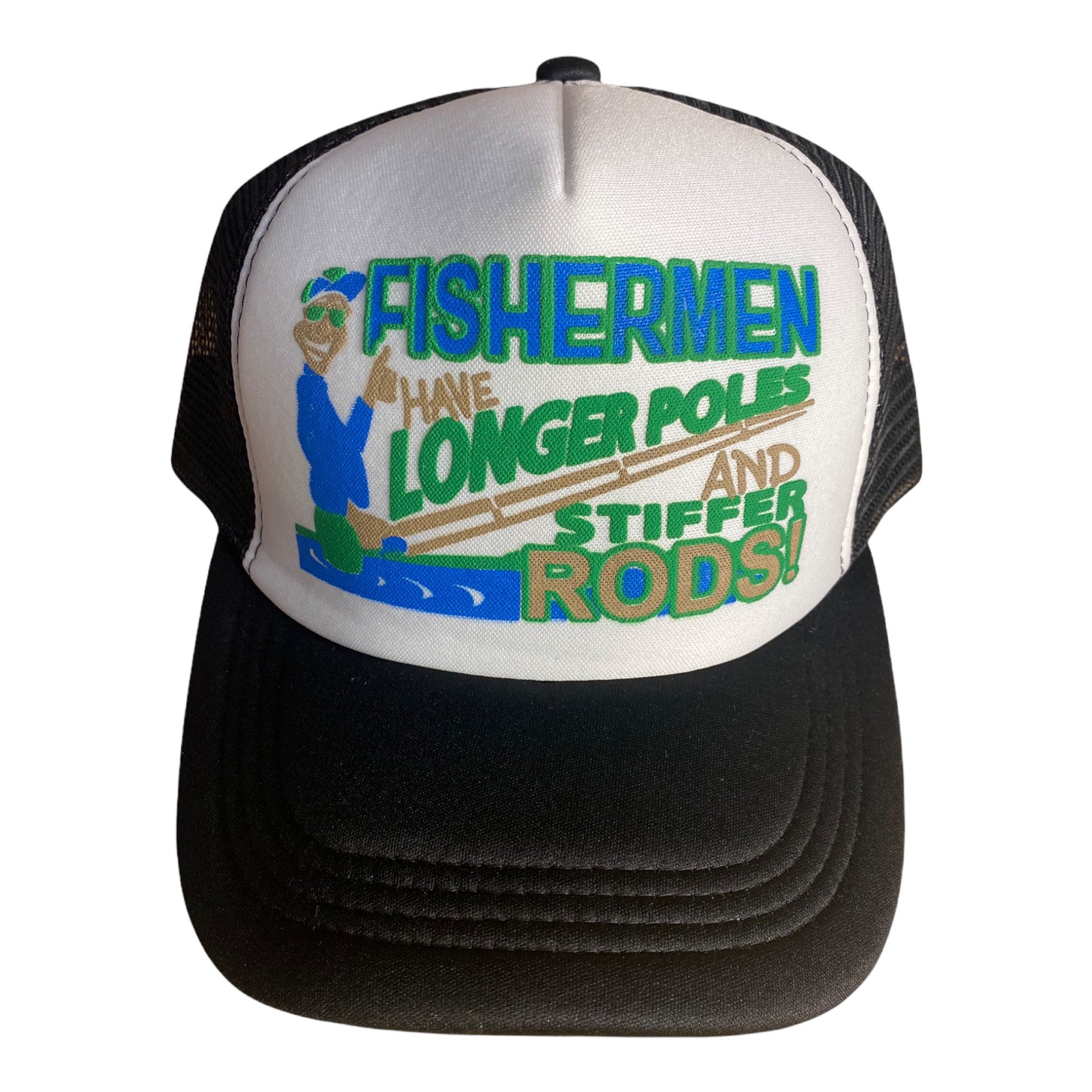 Vintage Fishing Hat // Fisherman Have Longer Poles and Stiffer