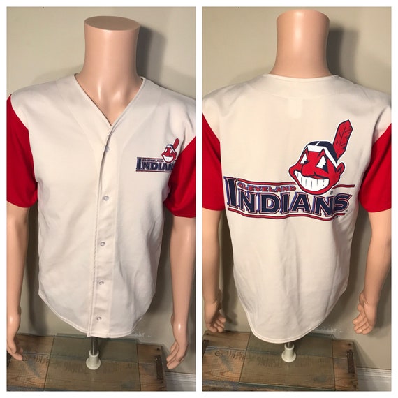 vintage cleveland indian jersey