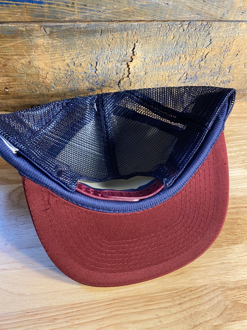 Vintage Dont bother me when im at work Im resting up for my weekend hat funny trucker hat deadstock new old stock NOS humor novelty