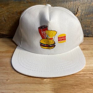 Vintage Burger King Whopper Hat // Made in the Usa // White - Etsy