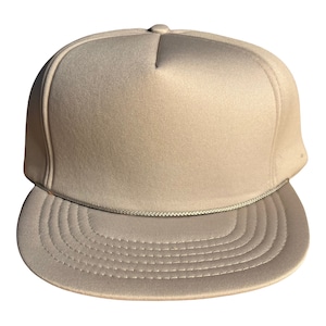Vintage Gray Foam Trucker Hat: Deadstock Snapback Cap