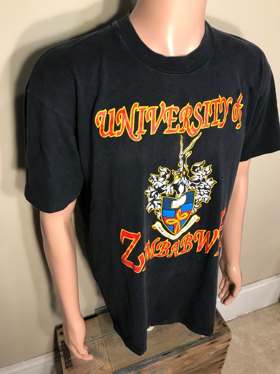 Vintage University of Zimbabwe t-shirt // college… - image 3