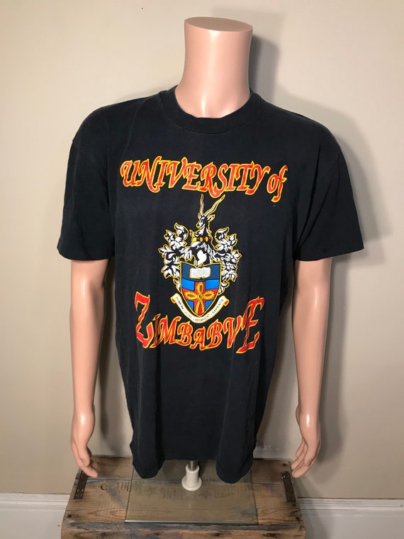 Vintage University of Zimbabwe t-shirt // college… - image 7