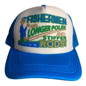 Vintage Fishing Trucker Hat: Funny Fisherman Snapback