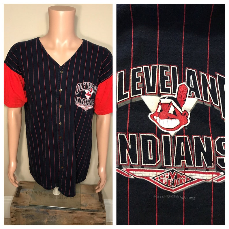 cleveland indians button down shirt