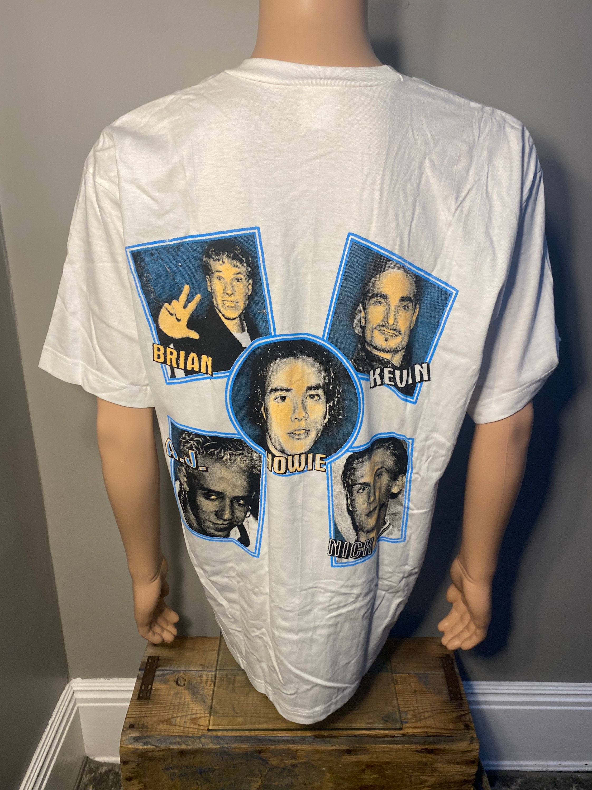 Backstreet Boys Vintage 90s Vintage T Shirt Black Cotton S-5XL Backstreet Boys Vintage 90s Vintage T Shirt Black Cotton S-5XL