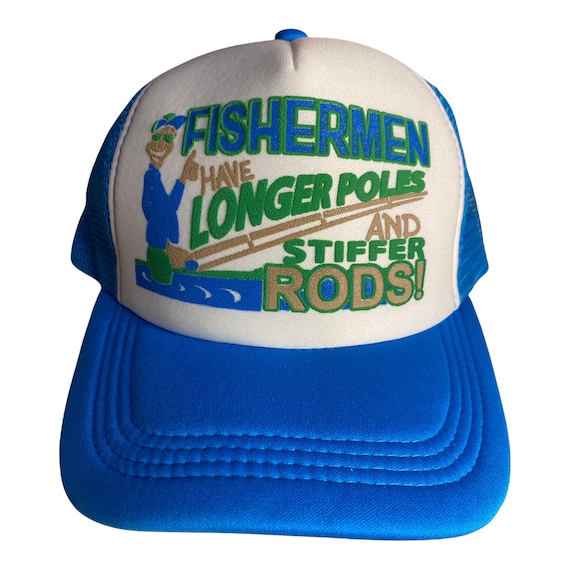 Vintage Fishing hat // Fisherman have longer poles an… - Gem