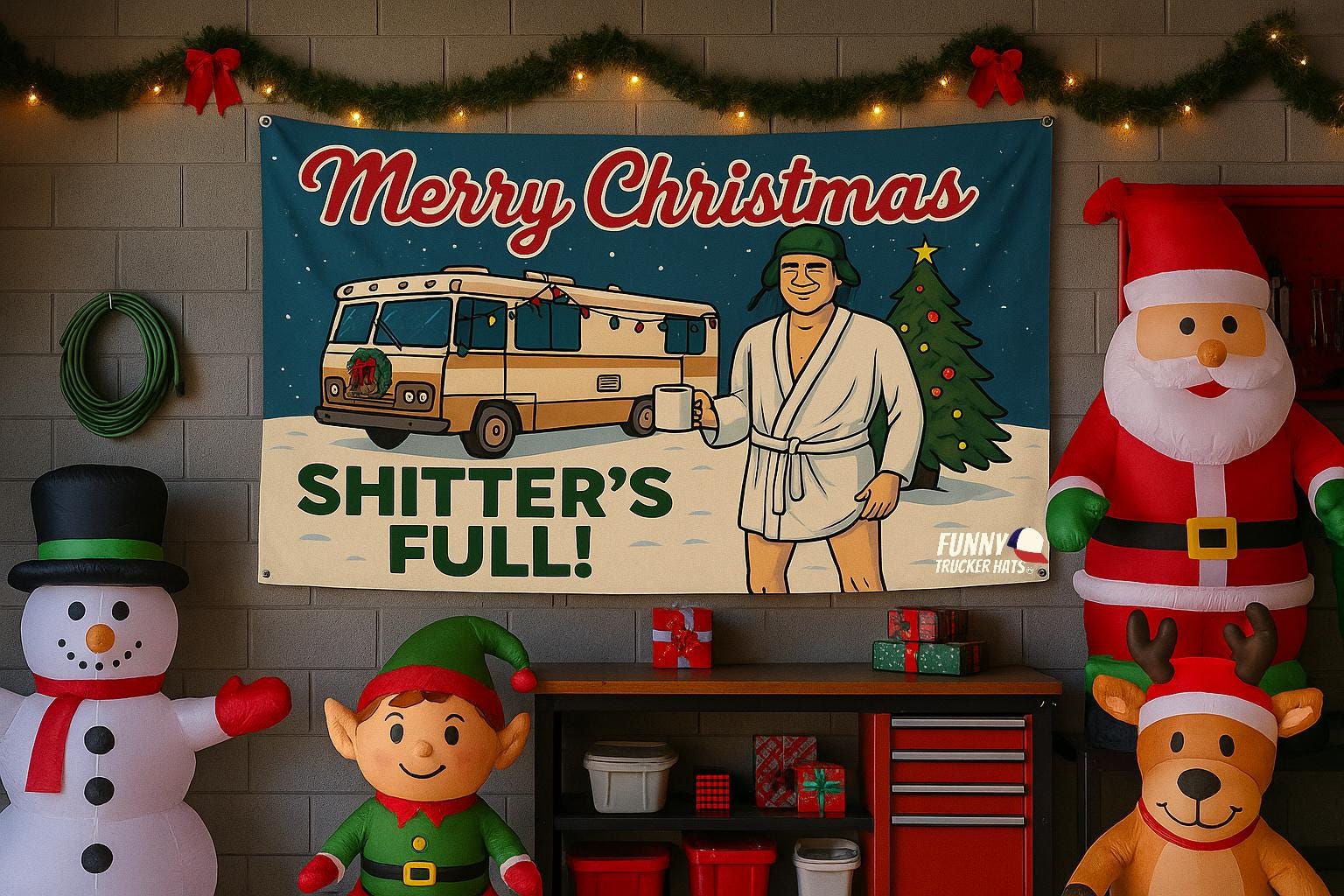 Shitters Full Lawn Decorationnull