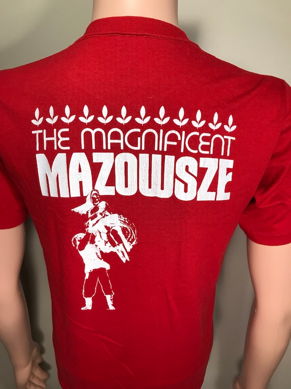 Vintage 1989 North America Tour Mazowsze T-shirt … - image 2
