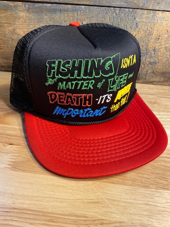 NEW Vintage REELY GREAT DAD Fishing Snapback Hat 