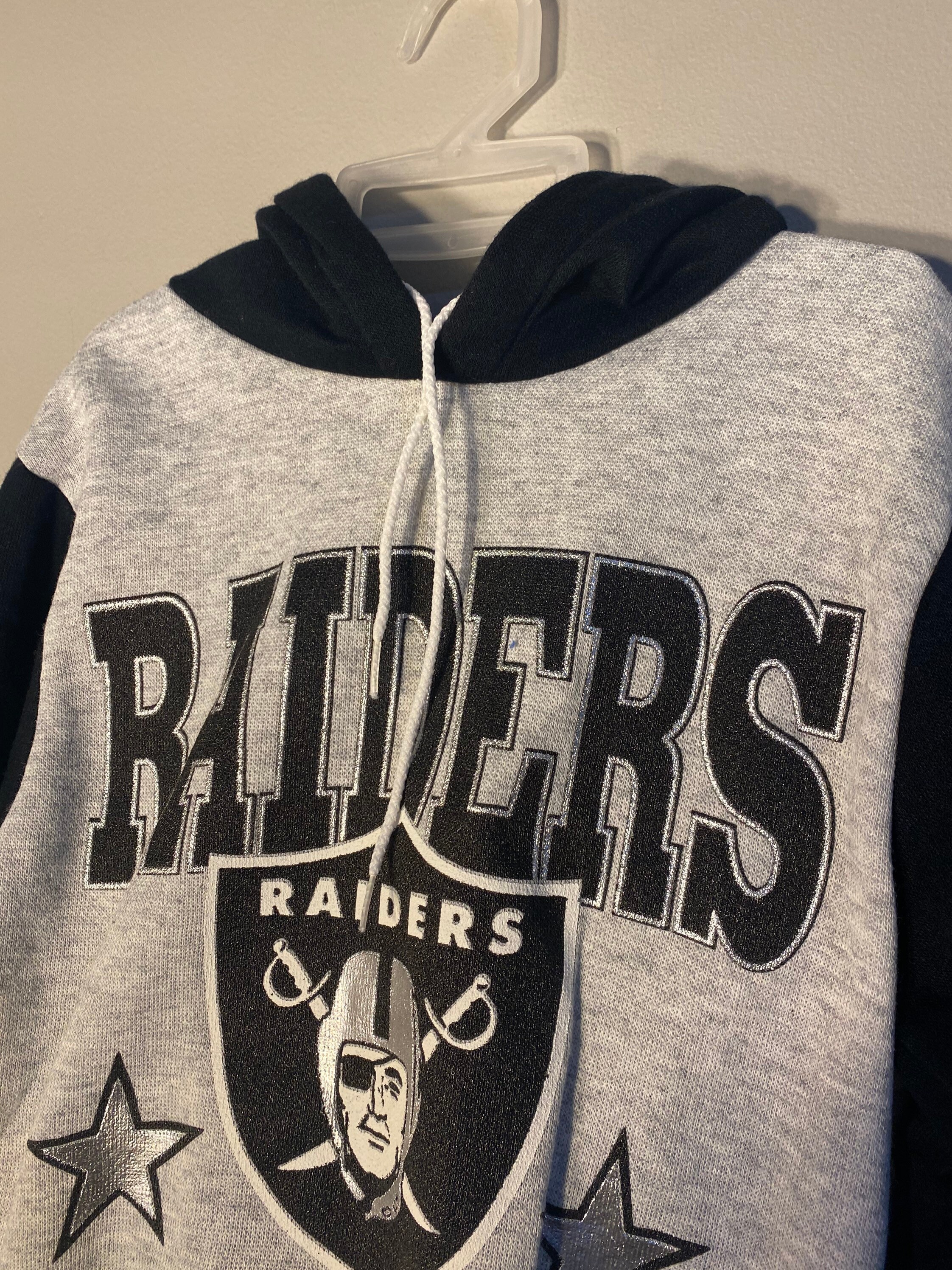 Vintage raiders hoodie top