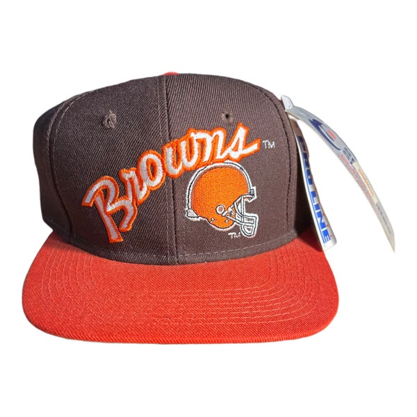 Sombrero vintage de cleveland browns // raro sombrero Sports Specialties // talla ajustada 6 3/4 auténtico sombrero de lana de línea profesional // vtg cap dawg pound nfl hat