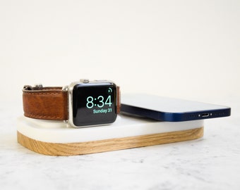 3 in 1 wireless fast charging pad iPhone, Apple Watch and AirPods, minimalistic and made with the finest materials - Pad X3 - Christmas Gift