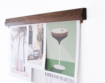 Galerieleiste aus Massivholz、einfaches aufhängen、umplatzieren deiner Bilder、Fotos oder Kinderzeichnungen