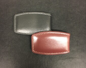 Personalized Leather Money Clip