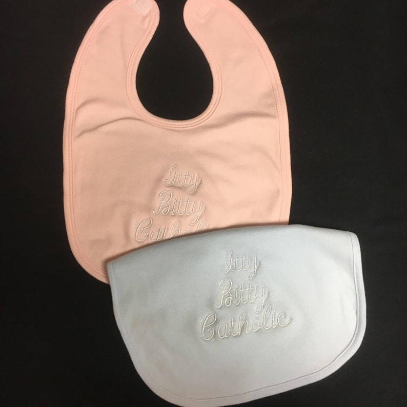 Itty Bitty Catholic Baby Bib
