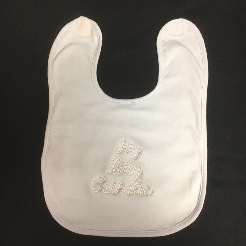 Itty Bitty Catholic Baby Bib