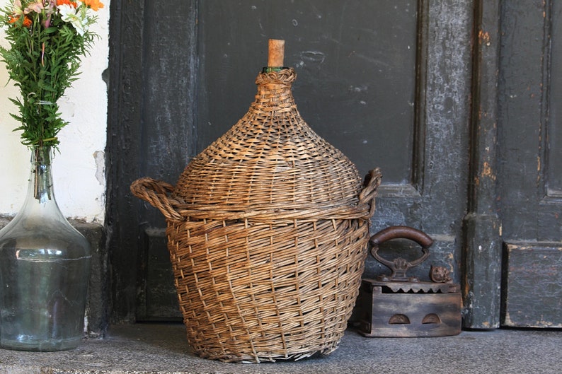 Weinflasche Gro U00dfe Antike Demijohn Flasche Rustikale Hochzeit