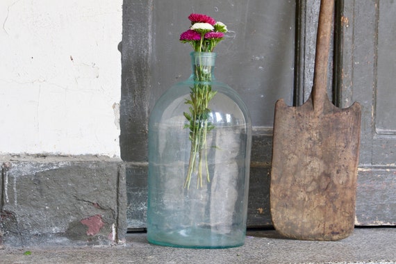 Clear Glass Jar Christmas Decoration Large Vintage Jar Etsy