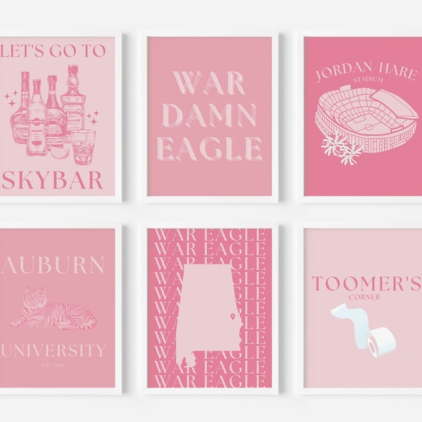 Auburn Wall Decor Etsy