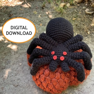 Crochet Spider Pattern Only - Spooky Spiders! - Spider Crochet - Spider Amigurumi - Amigurumi Pattern - Amigurumi Spider - Spider Plush