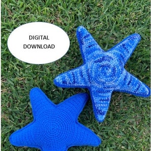 ALLEEN Sea Star haakpatroon - gehaakte zeester - zeester haakpatroon - amigurumi zeester - oceaan haak