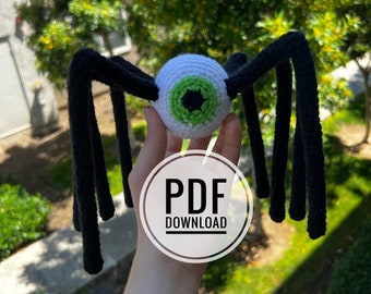 Augapfel Spinne Häkelanleitung -Twisted Tristan- Spinne häkeln - Spinne Amigurumi - Amigurumi Anleitung - Amigurumi Spinne - Spinne Plüsch