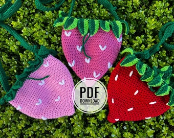 Strawberry Purse Crochet Pattern