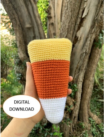 30 Candy Corn Crochet Patterns to Sweeten Your Autumn Decor 24 Large Candy Corn Plush Pattern