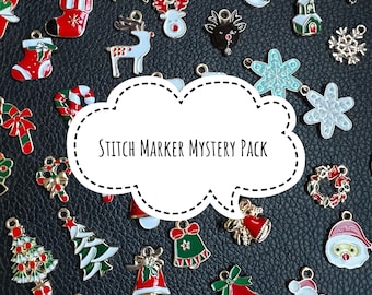 Christmas stitch marker mystery pack (set of 5)