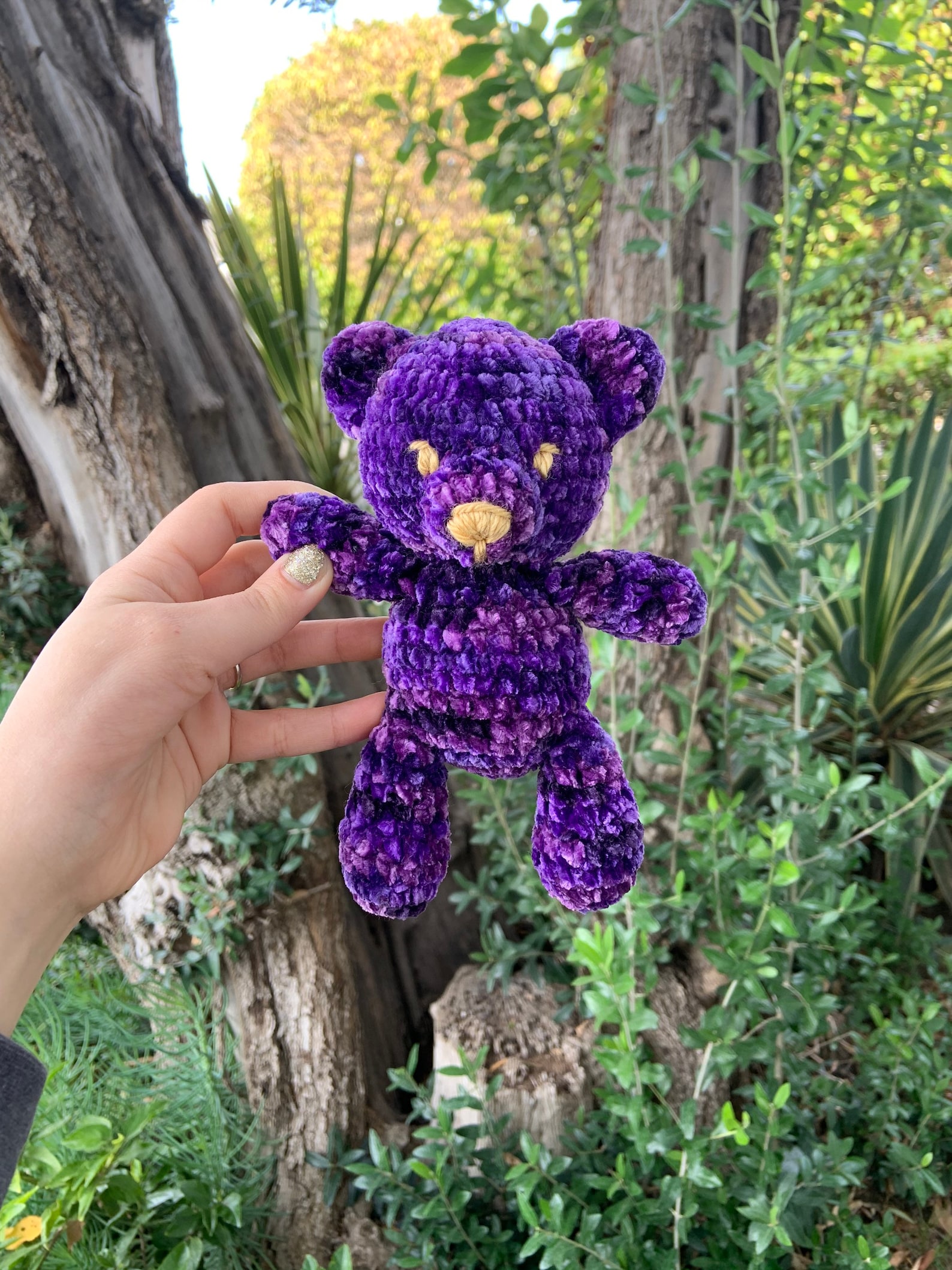 Tiny Velvet Teddy Bear Etsy