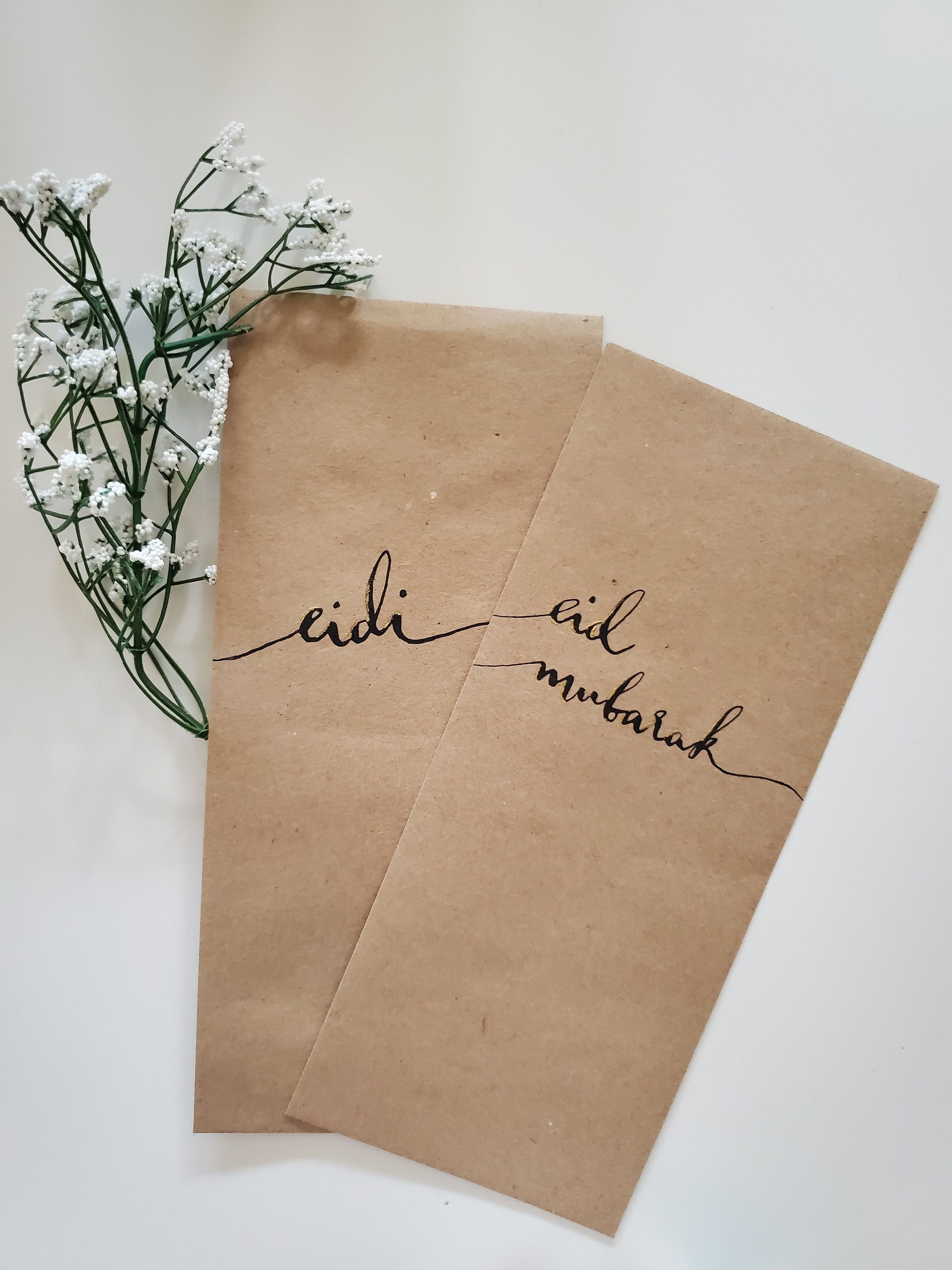 Eidi Eidiya Eid Money Envelopes Set of 2 Eid Etsy