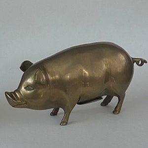 Stanley Brass Piggy Bank