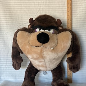 Big, Burly, Stuffed Tasmanian Devil, WB The 24k Company 17”