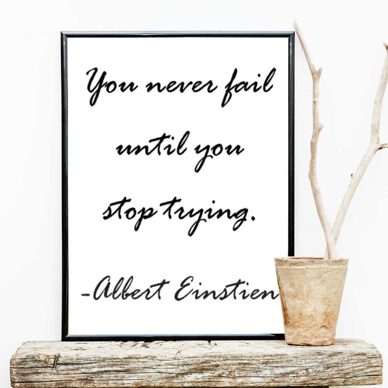 Printable Quote You Never Fail Printable Art Wall Art Etsy