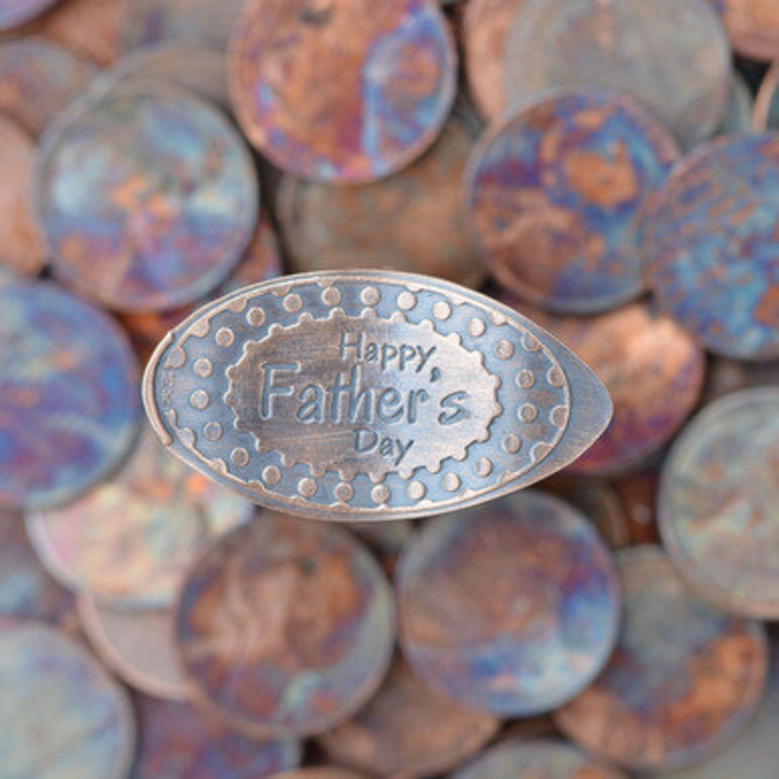 Happy Father's Day Copper Holiday Collection Fathers Etsy